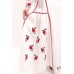 Boho Style Ukrainian Embroidered Maxi Broad Dress White on White "Ukrainian Tradition"